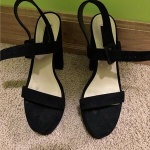 Forever 21 Black Suede Heels